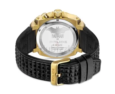 Police x Batman Limited Edition Mens Watch (1/10000) Gold Black