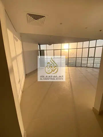 Luxury First Tenant Three Bedroom Hall Apartment for Rent in Sharjah Al Majaz Direct Sea View Free Gym 2 Free Parking Free Maintenance Contract Attest