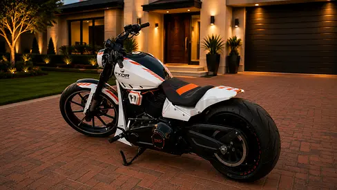 Harley Davidson FXDR full custom bike