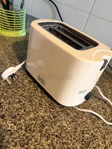 White 2-Slice Toaster - Good Working Condition