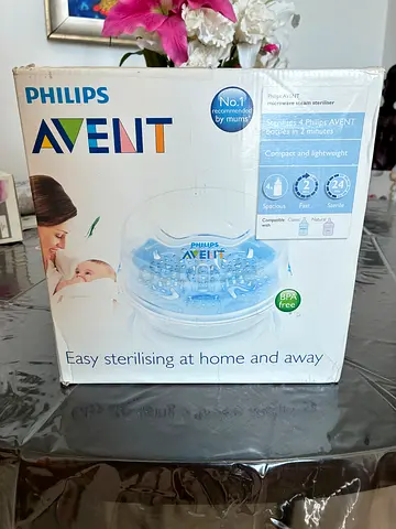 Philips Avent Microwave Steam Sterilizer (Like New, Complete Box)
