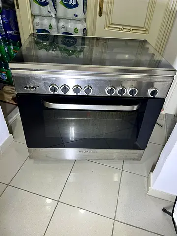 Glemgas Freestanding Gas Oven and Cooker – 90cm, Stainless Steel