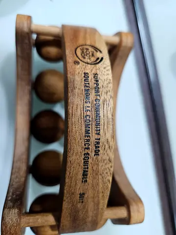 Wooden Handheld Massage Roller – Natural Body Massager