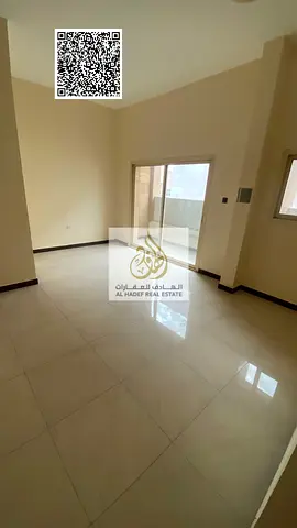 شقه غرفتين وصاله مساحه واسعه تكييف مركزى بمنطقه الجرف 3
