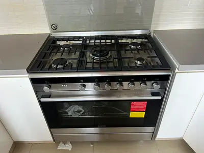 Siemens Twice TIME USED Gas Cooker HG73G8357M Silver/Black 90x60cm , DELIVERY + WARRANTY