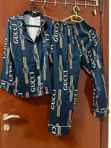 Gucci Pattern Nightwear Set