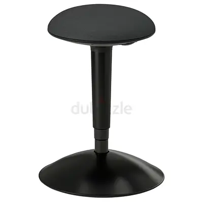 IKEA Adjustable Black Wobble Stool / Active Seating — NEW