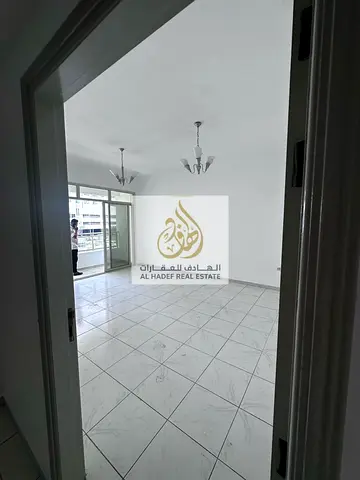Two bedroom apartment for rent in Sharjah Abu Shagara in a family building with maintenance by landlord and prime location close to all services
