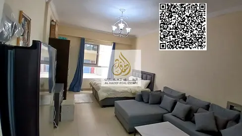 Studio apartment opposite City Centre Ajman, close to all services and transportation. Newly furnished with parking. Monthly rent is AED 3100 inclusiv