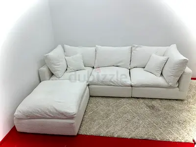 Excellent condition white color cloud sofa