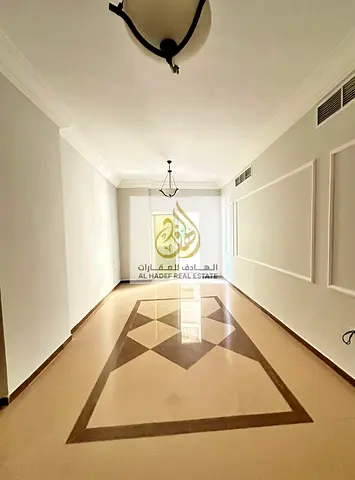 Annual rent in Ajman, Al Hamidiya 1 area, opposite the court and telecommunications building. Next to the university. Family-friendly building. One-b
