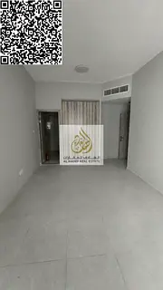 One bedroom and living room with balcony and built-in wardrobe on the main street, Al-Jarf 3, 35,000