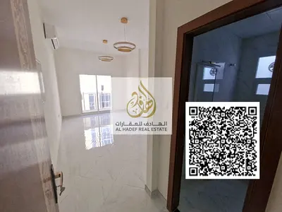 For rent in Ajman, first occupancy, two bedrooms and a living room in the Industrial Area, Al Ittihad Street, next to D2D and Gift Way. Three bathroom
