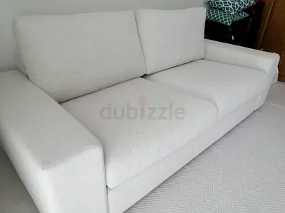 2-Seater Fabric Sofa - bed Good Condition