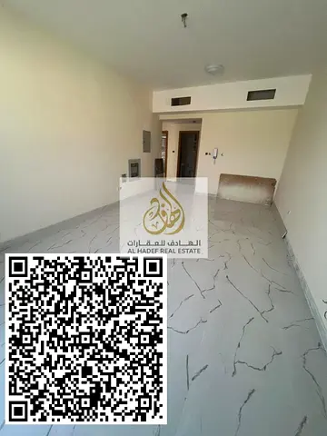 One bedroom, living room, balcony, two bathrooms, kitchen, and storage room.