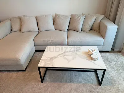 Marble top coffee table