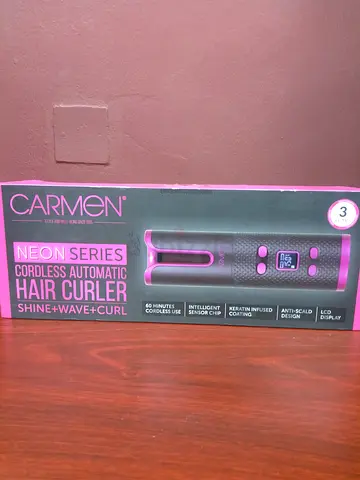 Carmen Neon Series Cordless Automatic Hair Curler