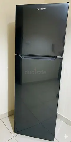 Nikai 2-Door Refrigerator - Good Condition, 410L (Black)