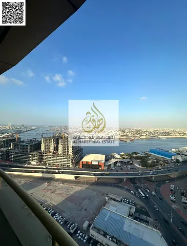 A spacious 2 Bedroom Apartment for Annual Rent located in Horizon Towers, Ajman, situated on a high floor with a full direct panoramic view of Ajman C