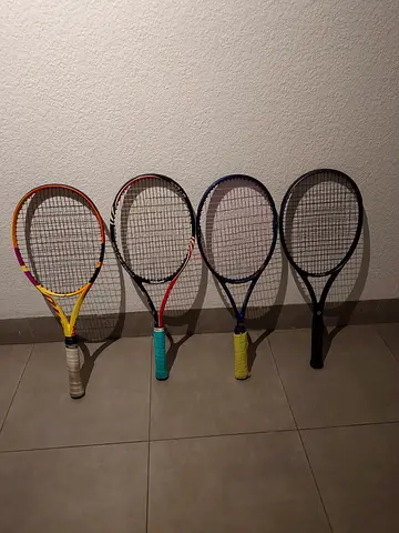 Tennis Rackets 4 pcs for sale