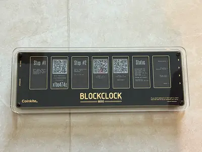 Coinkite BLOCKCLOCK mini Bitcoin Ticker