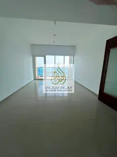 One bedroom sea view apartment for rent in Sharjah Al Khan premium tower with gym pool free parking