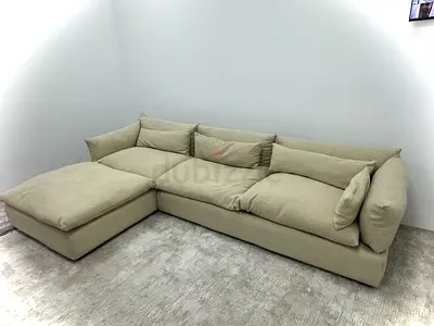 Like new condition marina home lshape sofa
