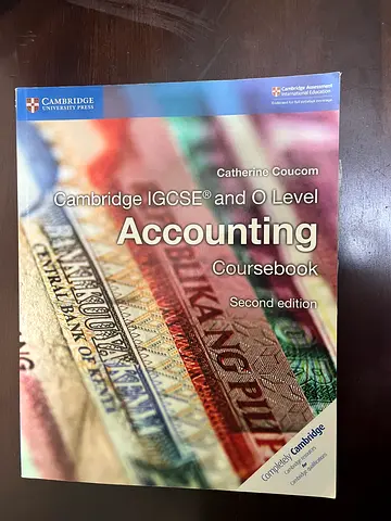 Igcse accounting books