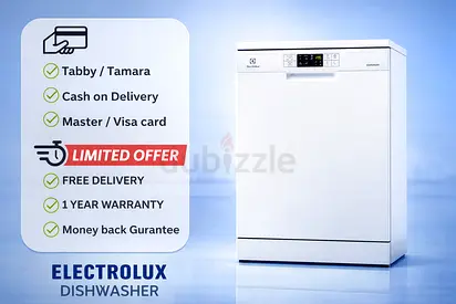 Electrolux 13 Place Settings – 6 Programs Inverter Motor AirDry Technology Delay Start ESF5542LOW