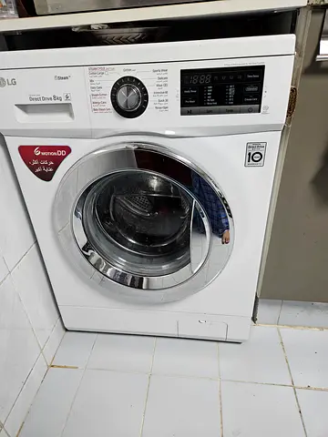 LG Front Load Washing Machine - 8kg,