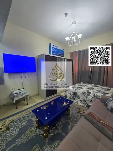 **Furnished Studio for Monthly Rent in Ajman – Al Yasmeen Towers | Opposite Ajman City Centre** A great opportunity to rent a fully furnished studio