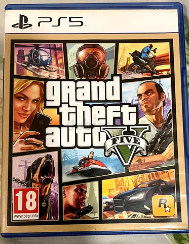 PS5 GTA 5 disc