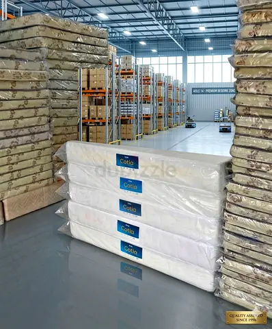 Stack of New Cotia Single Mattresses - Pack of 4 (White) - Ready for Delivery