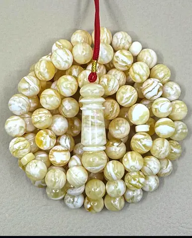 Amber tiger  Beads