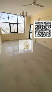Two bedrooms and a living room with three bathrooms, a balcony with an open view, a gym, a swimming