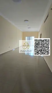 Two rooms and a hall for annual rent in Ajman Al Jurf 3 near the Chinese market, 2 bathrooms, balcon