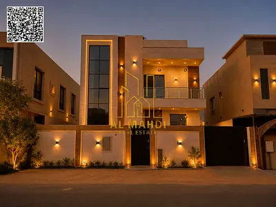 Modern Villa in Al Yasmeen 2 Floors + Roof Luxury Finishing Free Registration Spacious Design Prime