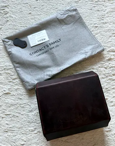 Luxury leather watch case