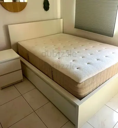 Ikea King size bed with mattress available in perfect condition