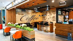 Modern Café Space, Furnished - 800 Sq Ft, Inside the Mall