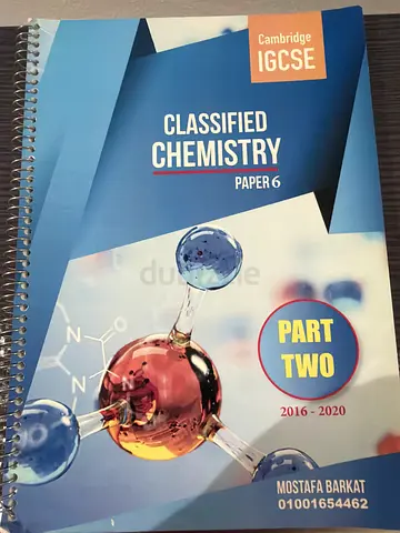 Classified Chemistry O level IGCSE Cambridge extended paper 6 part 2