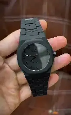 Black Nixon Mens Matte Bracelet Watch - NEW , Working