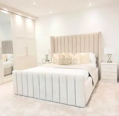 Brand New Luxury King Size 180x200 Bed - Fully Customizable Bedframe - UAE Sharjah Manufactured