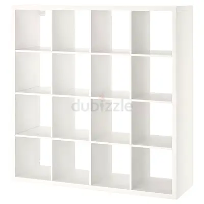 White 4x4  Cube Storage Shelf / Bookcase - Good Condition