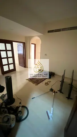 One bedroom and two living rooms with a bathroom, spacious layout, in a prime location in Ajman, close to all services and the Dubai and Sharjah exit.
