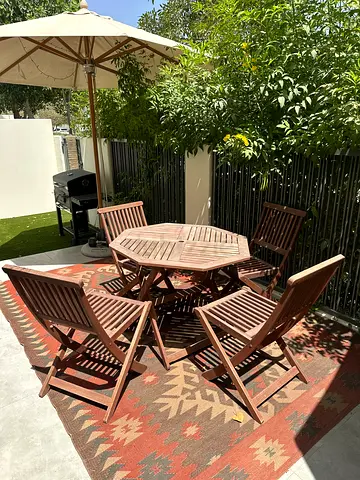 Outside table set