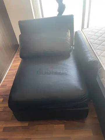 IKEA Leather Sofa bed