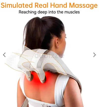 Mebak N1 Neck and Shoulder Massager with Heat - Portable Back/Neck Massager