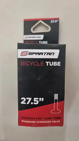 Spartan 27.5 Bicycle Inner Tube with Schrader Valve (New)