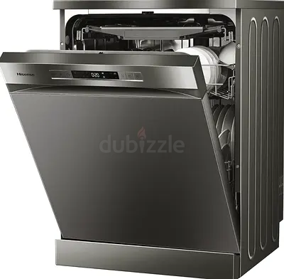 Hisense Freestanding Dishwasher – 15 Place Settings – Titanium Grey